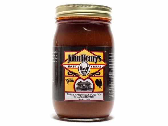 John Henry's Cajun Garlic Butter Injection 16 oz.