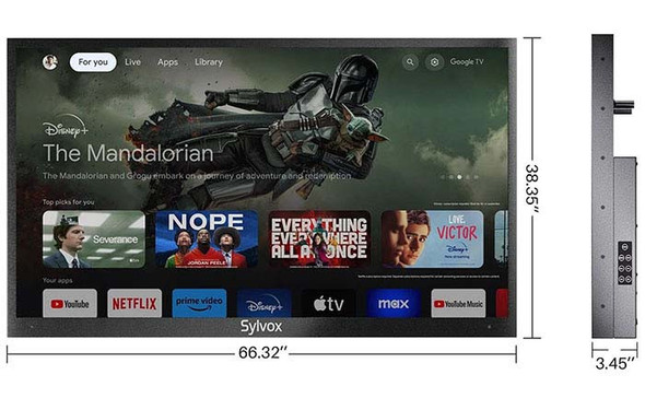 75" Sylvox Deck Pro 4K QLED Series