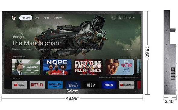 55" Sylvox Full Sun 4K 2000 Nits