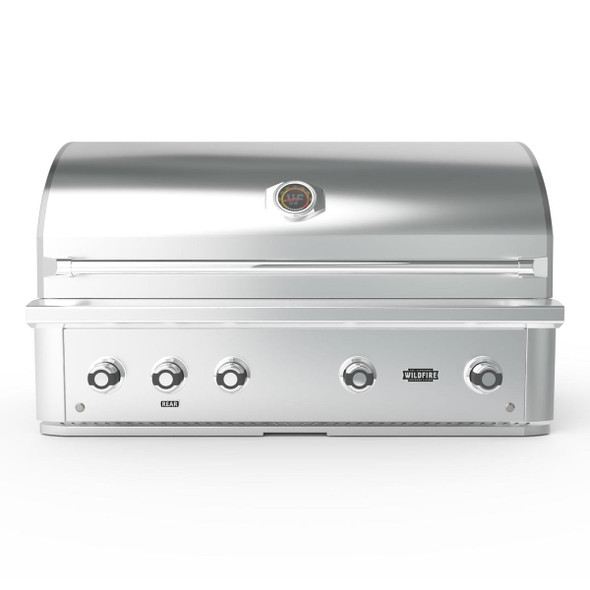 Wildfire Ranch Pro 42" 4‑Burner Built‑In Stainless Steel Gas Grill
