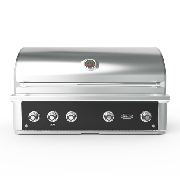 Wildfire Ranch Pro 42" 4‑Burner Built‑In Black Stainless Steel Gas Grill