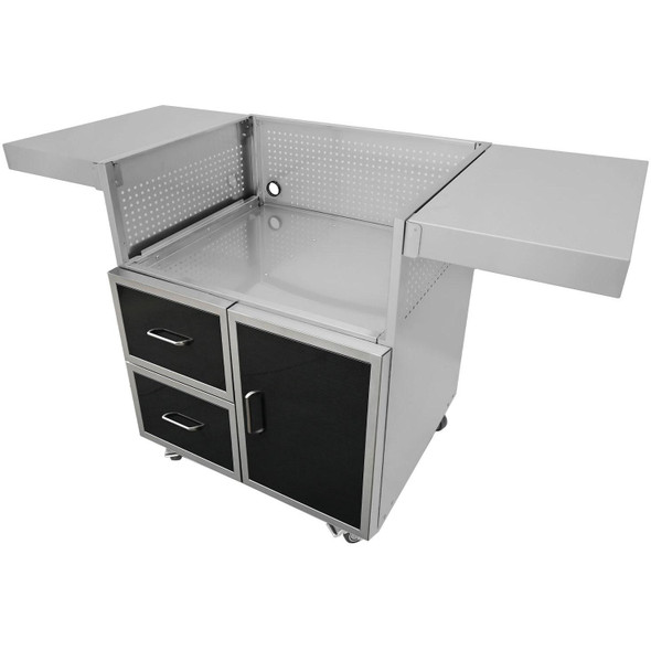 Wildfire Ranch Pro 30" 2‑Burner Built‑In Black Stainless Steel Gas Grill