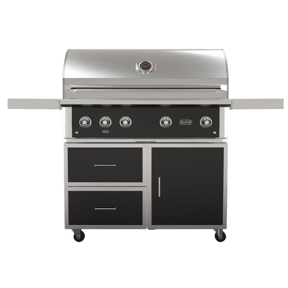 Wildfire Ranch Pro 42" 4‑Burner Built‑In Black Stainless Steel Gas Grill