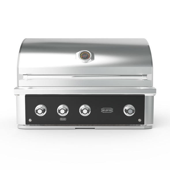 Wildfire Ranch Pro 36" 3‑Burner Built‑In Black Stainless Steel Gas Grill