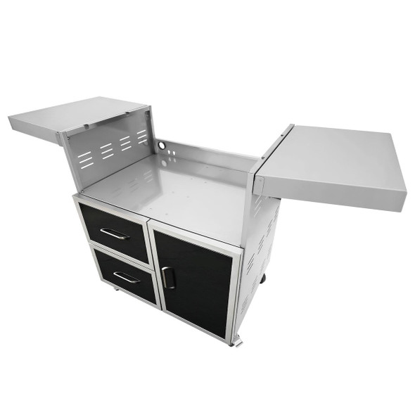 Wildfire 30-in Black SS Grill Cart