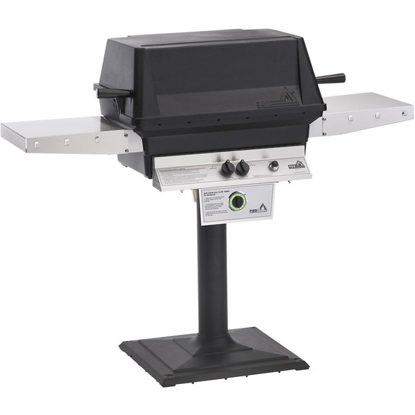 T40 Commercial Grill Head with 1 Hour Gas Timer Bolt Down Patio Post by PGS Grills