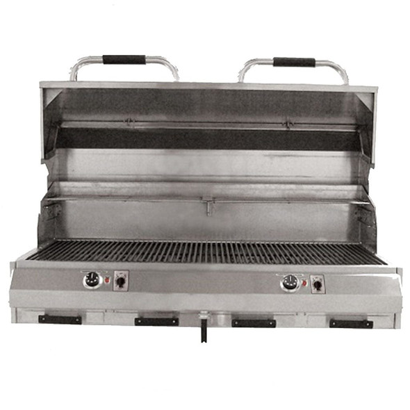 Electri-Chef Diamond 48" Dual-Control Marine Built-In Outdoor Electric Grill – 8800-EC-1056-IM-D-48