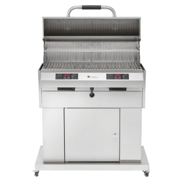 Electri-Chef Ruby 32" Dual-Control Closed-Base Outdoor Electric Grill – 4400-EC-448-CB-D-32