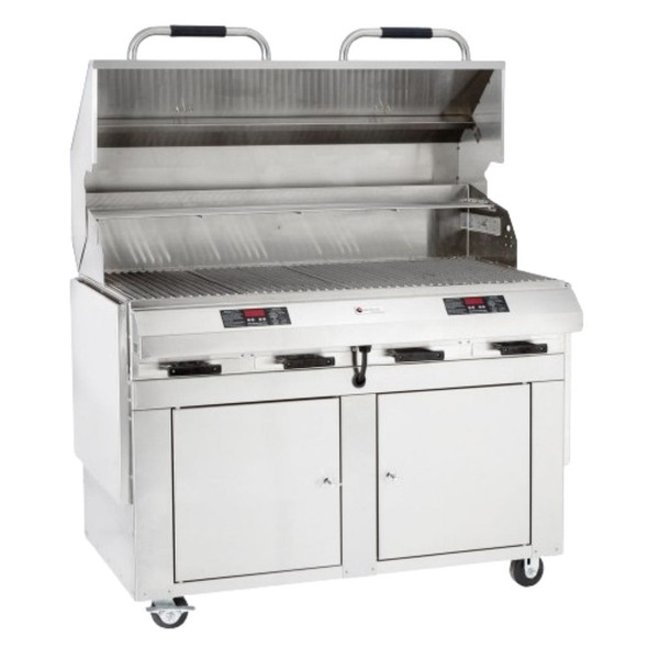 Electri-Chef Diamond 48" Dual-Control Closed-Base Outdoor Electric Grill – 8800-EC-1056-CB-D-48