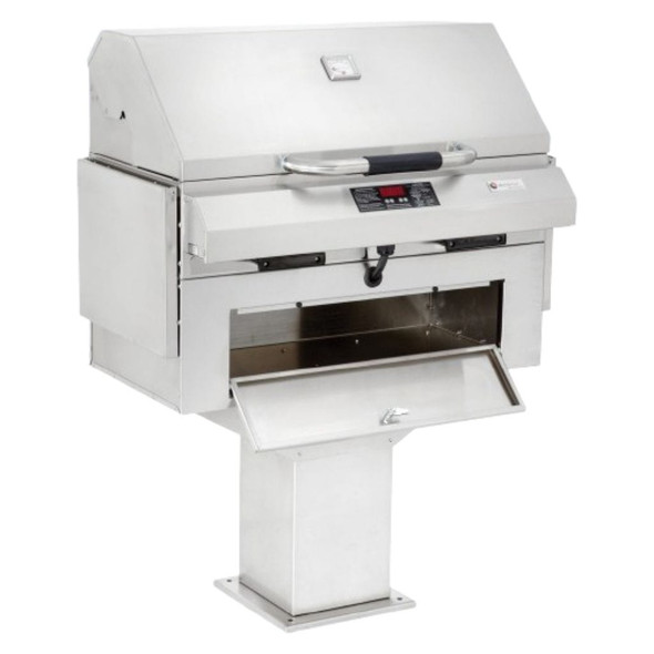 Electri-Chef Ruby 32" Pedestal-Base Outdoor Electric Grill – 4400-EC-448-PB-S-32