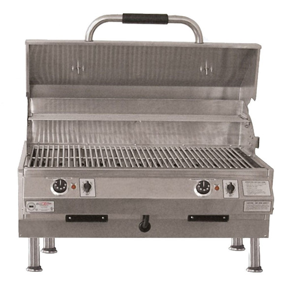 Electri-Chef Ruby 32" Dual-Control Tabletop Outdoor Electric Grill – 4400-EC-448-TT-D-32