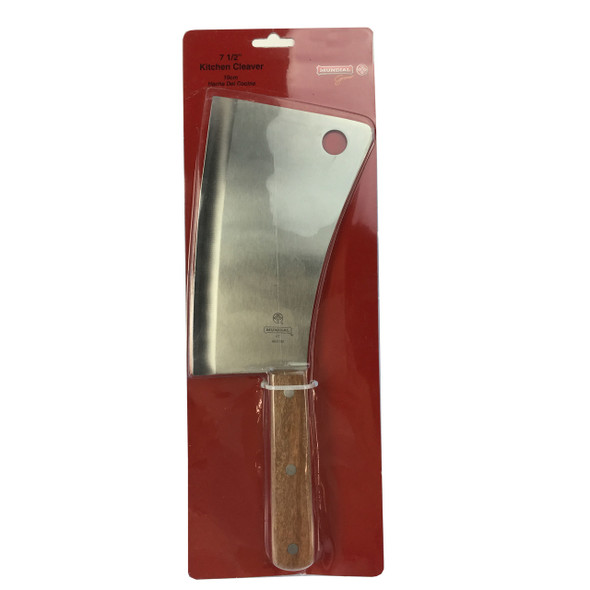 Mundial - 7.5" Kitchen Cleaver w/ Wood Handle