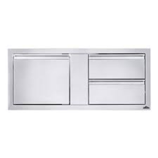 42" X 16" SINGLE DOOR & DOUBLE DRAWER COMBO- BI-4216-1D2DR