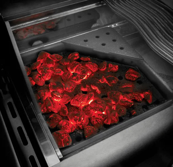 CAST IRON CHARCOAL AND SMOKER TRAY-67732