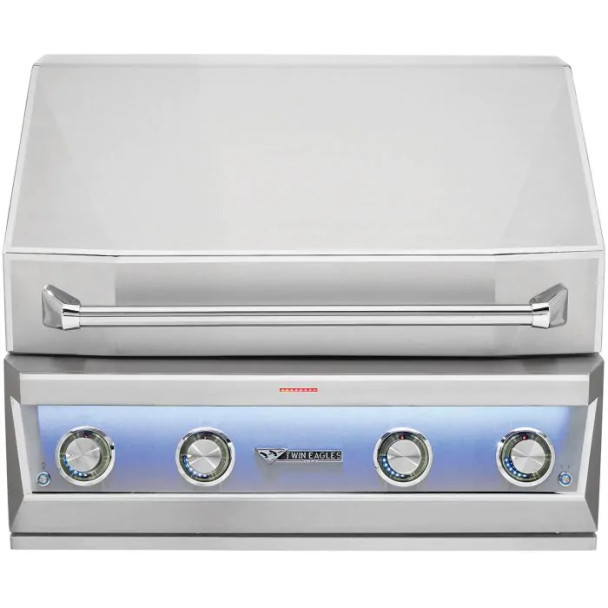 Twin Eagles Eagle One 42-Inch Built-In Gas Grill With Sear Zone & Two Infrared Rotisserie Burners - Propane - TE1BQ42RS-L