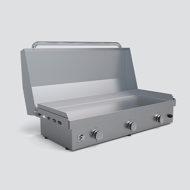 Fusion GFE105 3-Burner Gas Griddle with Lid (GFE105LK)