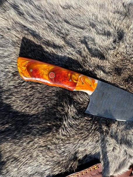 Damascus Sunfire Chef Knife Damascus Sunfire Chef Knife