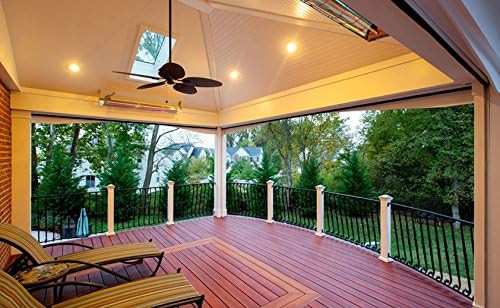 Infratech WD6024 BR - Dual Element 6000 Watt Electric Patio Heater - Bronze