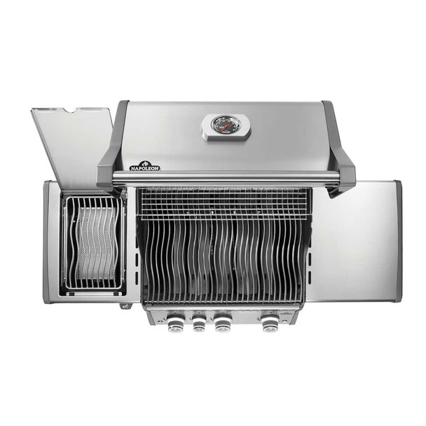 Napoleon Rogue PRO 425 3-Burner Propane Grill w/ Infrared Side Burner - RP425SIBPSS-2
