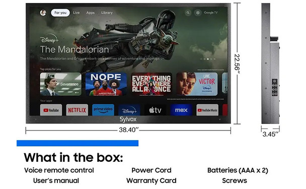 43" Sylvox Deck Pro 4K QLED Series