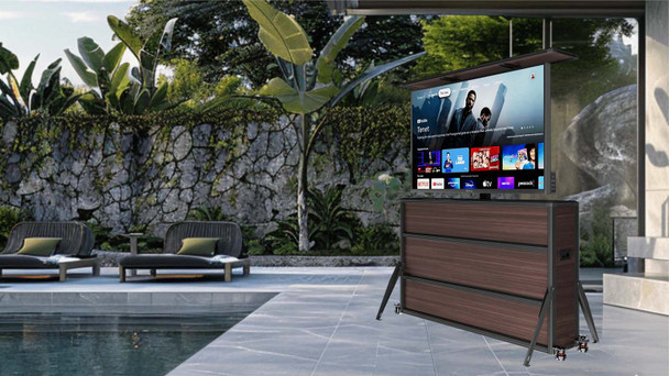 65” Weatherproof Outdoor TV Lift Cabinet