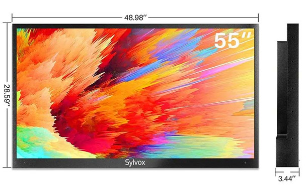 55" Sylvox Full Sun 4K QLED 2000 Nits