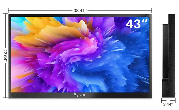 43" Sylvox Full Sun 4K QLED 2000 Nits