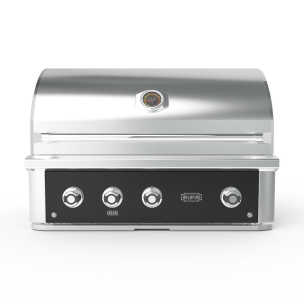 Wildfire Ranch Pro 36" 3‑Burner Built‑In Black Stainless Steel Gas Grill