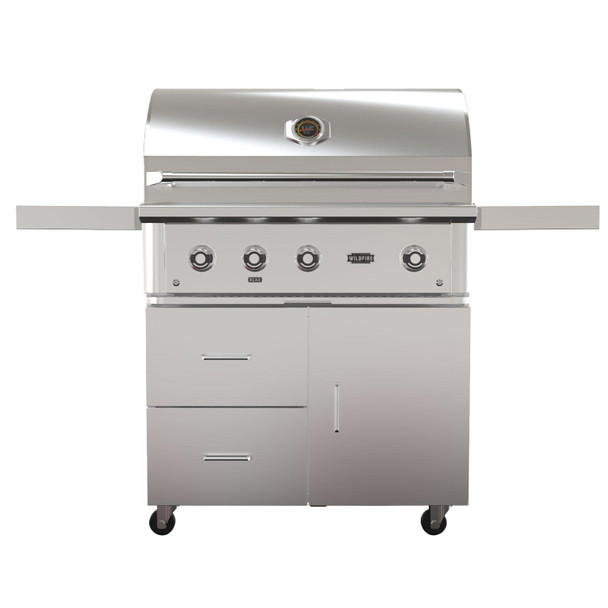 Wildfire Ranch Pro 36" 3‑Burner Built‑In Stainless Steel Gas Grill