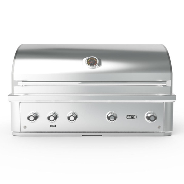 Wildfire Ranch Pro 42" 4‑Burner Built‑In Stainless Steel Gas Grill
