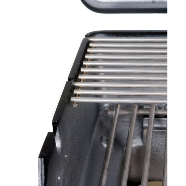 PGS A30 Cast Aluminum Natural Gas Grill On Black Portable Pedestal Base