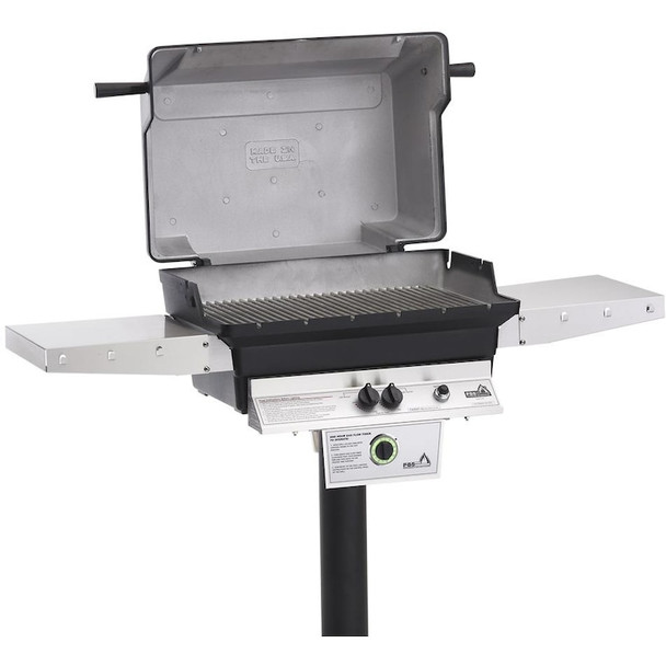 T40 Commercial Grill Head with 1 Hour Gas In Ground Post by PGS Grills