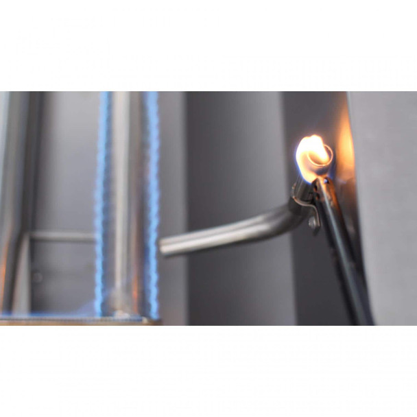 T40 Commercial Grill Head with 1 Hour Gas In Ground Post by PGS Grills