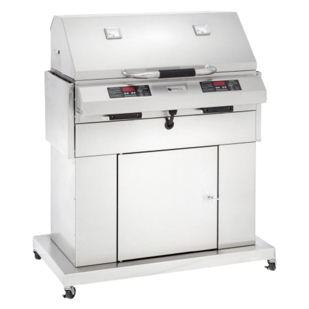 Electri-Chef Ruby 32" Dual-Control Closed-Base Outdoor Electric Grill – 4400-EC-448-CB-D-32