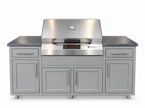 Coastal 5.7 Electric Grill Island – Majestic island with Electri-Chef Ruby 32" built-in electric grill