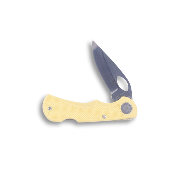Moore Maker - 3 5/8" Yellow Zytel Lockback Roper - view 1
