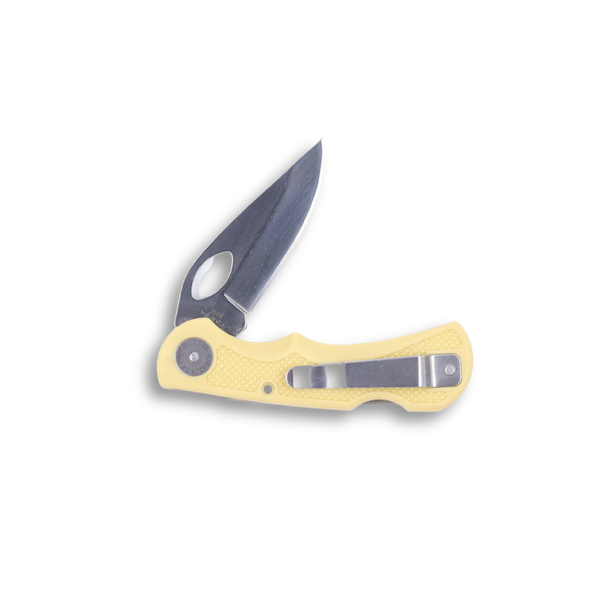 Moore Maker - 3 5/8" Yellow Zytel Lockback Roper - view 2