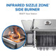 Napoleon Rogue PRO 425 3-Burner Propane Grill w/ Infrared Side Burner - RP425SIBPSS-2