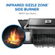 Napoleon Rogue PRO 425 3-Burner Propane Grill w/ Infrared Side Burner - RP425SIBPSS-2