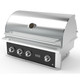 Wildfire Ranch Pro 36" 3‑Burner Built‑In Black Stainless Steel Gas Grill
