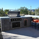 Wildfire Ranch Pro 36" 3‑Burner Built‑In Black Stainless Steel Gas Grill