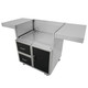 Wildfire Ranch Pro 30" 2‑Burner Built‑In Black Stainless Steel Gas Griddle