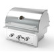 Wildfire Ranch Pro 30" 2‑Burner Built‑In Stainless Steel Gas Grill