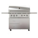 Wildfire Ranch Pro 42" 4‑Burner Built‑In Stainless Steel Gas Grill