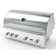 Wildfire Ranch Pro 42" 4‑Burner Built‑In Stainless Steel Gas Grill