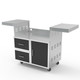 Wildfire Ranch Pro 36" 3‑Burner Built‑In Black Stainless Steel Gas Grill