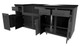 Coastal 6.9 XL Electric Grill Island – open cabinets showing doors, drawers and waste bin