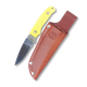 Moore Maker - 7" Yellow Delrin Drop Point Hunter with Sheath - view 1