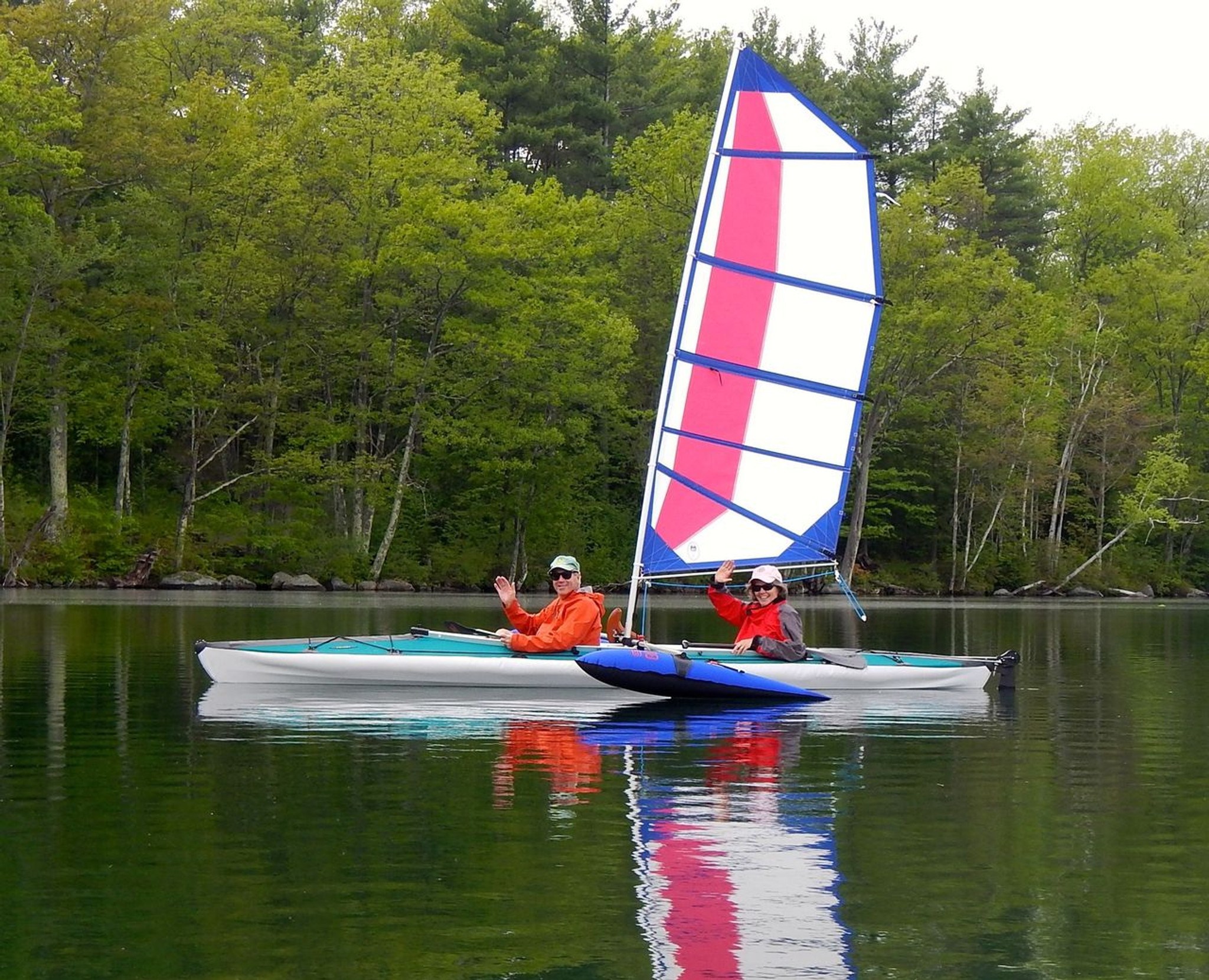 38 kayak sailing rig