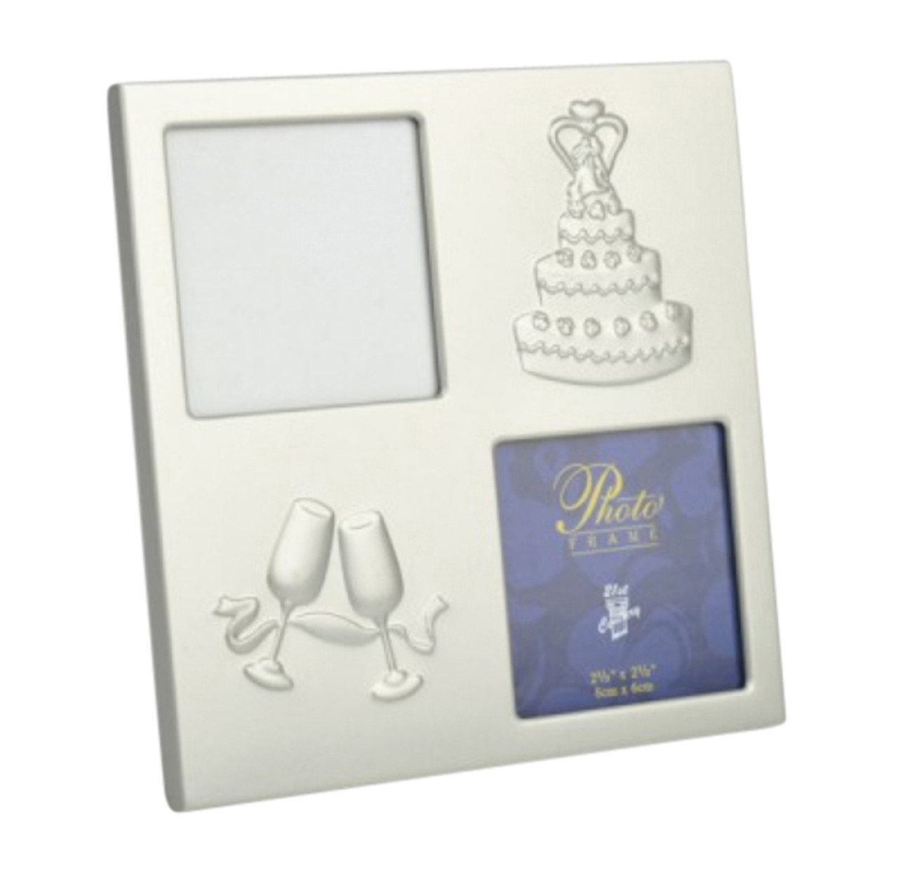 Silver Wedding Photo Frame Elegant Bomboniere